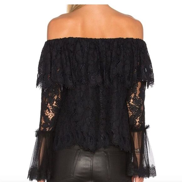 Alexis NEW Laurena Off the Shoulder Black Top Size XS - Picture 3 of 13